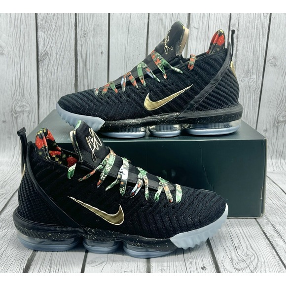 Size 11 - Nike LeBron 16 KC Watch The Throne With Lace Lock CI1518 001 main image 9